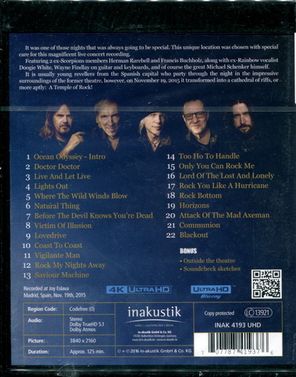 Michael Schenker's Temple Of Rock / On A Mission - Live In Madrid (Blu-ray)