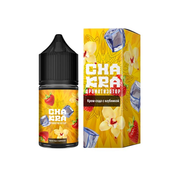 Купить Ароматизатор Chakra 13 мл - Крем-сода с клубникой
