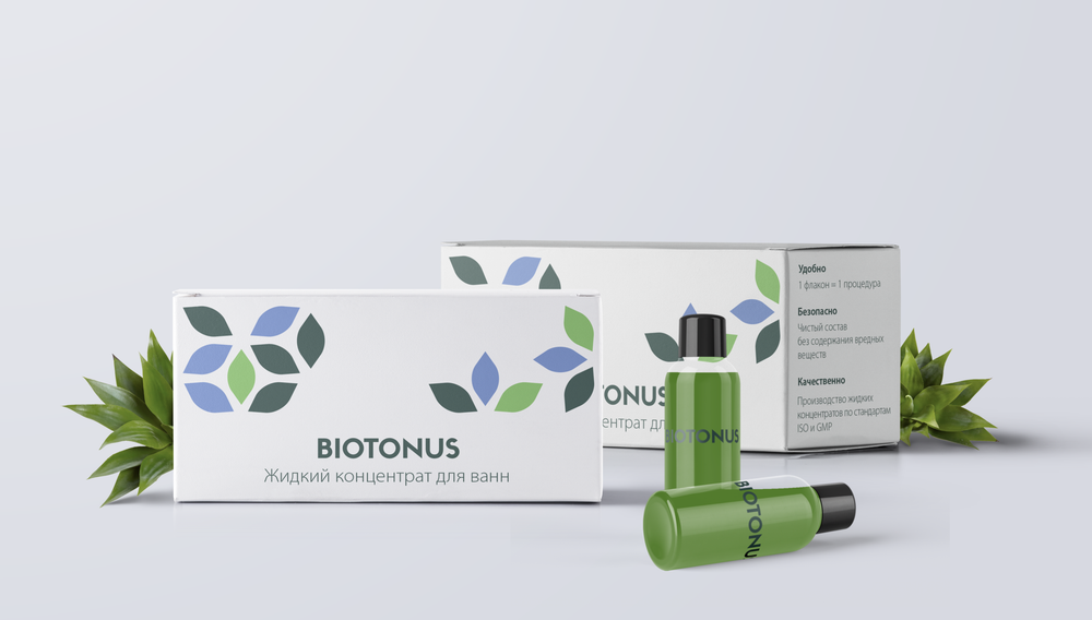 Набор Жидкий концентрат для ванн BIOTONUS Лавр 300 мл (10 флаконов по 30 мл в коробке)
