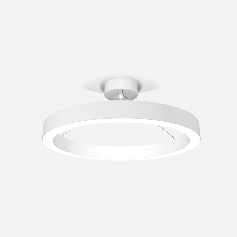 Светильник подвесной кольцо AltoLight Aura D600, потолочная чаша в комплекте