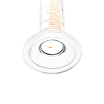 Цилиндр мерный стеклянный с пластиковой пробкой, 50 мл, с круглым стеклянным основанием