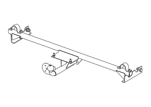 Фаркоп на ВАЗ 2121,21213 (оборудованный ГБО) (без электрики, паспорт/сертификат в комплекте) Автос.VAZ-24