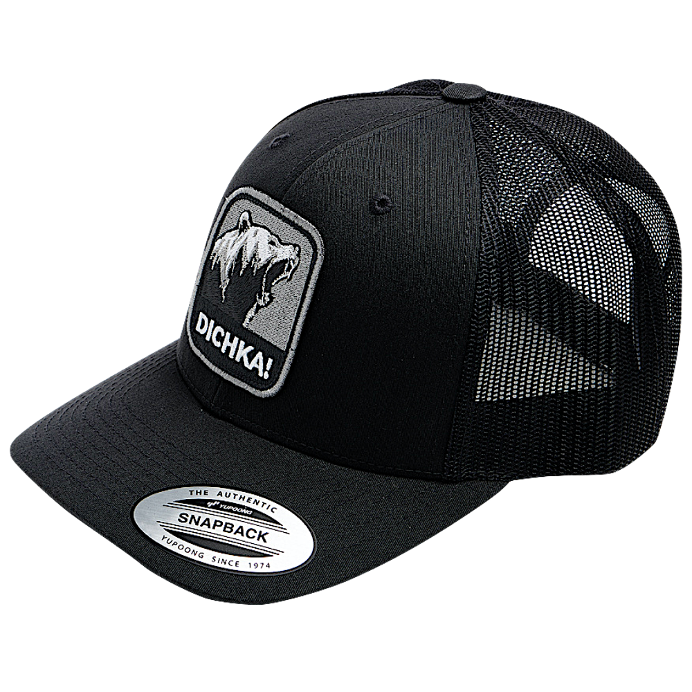 Бейсболка Narval Dichka! Roar Black&Grey с сеткой 6P -