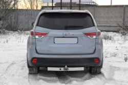 Фаркоп PT GROUP /тип F/ с нержавеющей накладкой TOYOTA Highlander 2013-2020(паспорт и сертификат в комплекте)(без электрики) арт.THL-13-991224.00