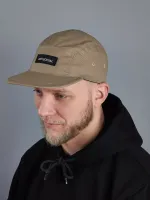 Кепка Antisocial 5 panel patch Песочная