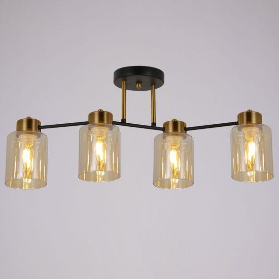 IL6111-4COU-79 BK GD Qui светильник потолочный