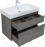 Тумба с раковиной Aquanet Nova Lite 249937 85 дуб рошелье