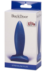 Анальный стимулятор Streamline Plug Blue (10 см ,синий) (Цвет: синий)