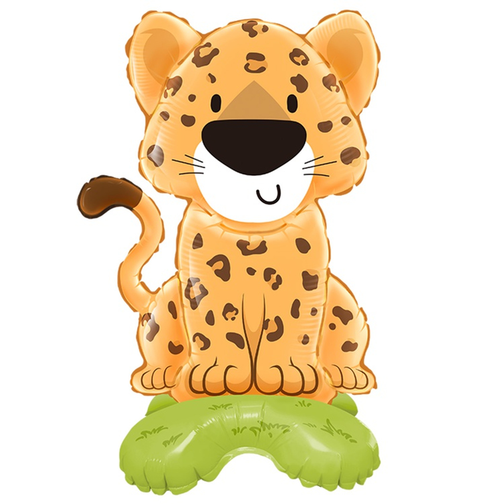 Шар Фольгированный Леопард (Оранжевый)