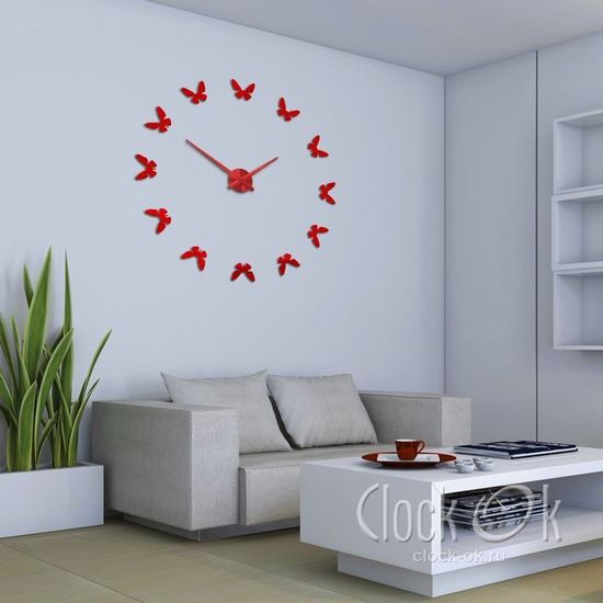 Настенные 3D часы Magic Fly