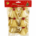 Украшение «Колокольчики волнистые» 5*6 см, золото