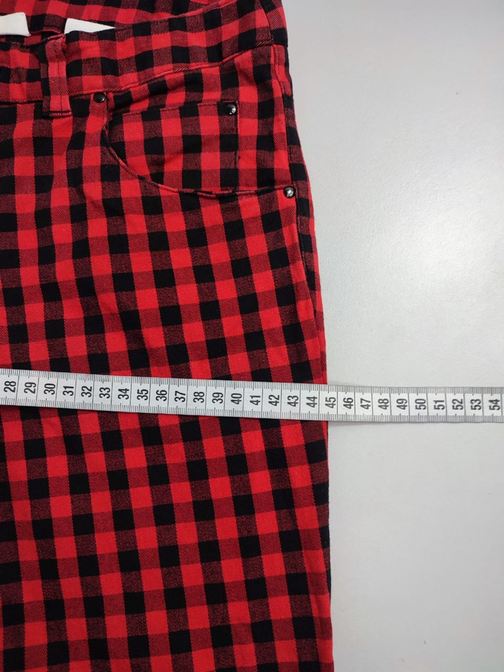 Брюки H&M в клетку 44 размер