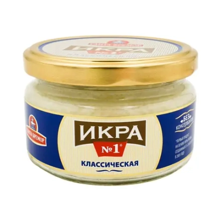 Икра мойвы №1 белом соусе 180гр 1/6 Беларусь