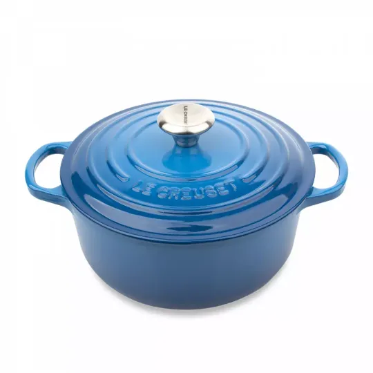 Чугунная кастрюля Le Creuset, Синий