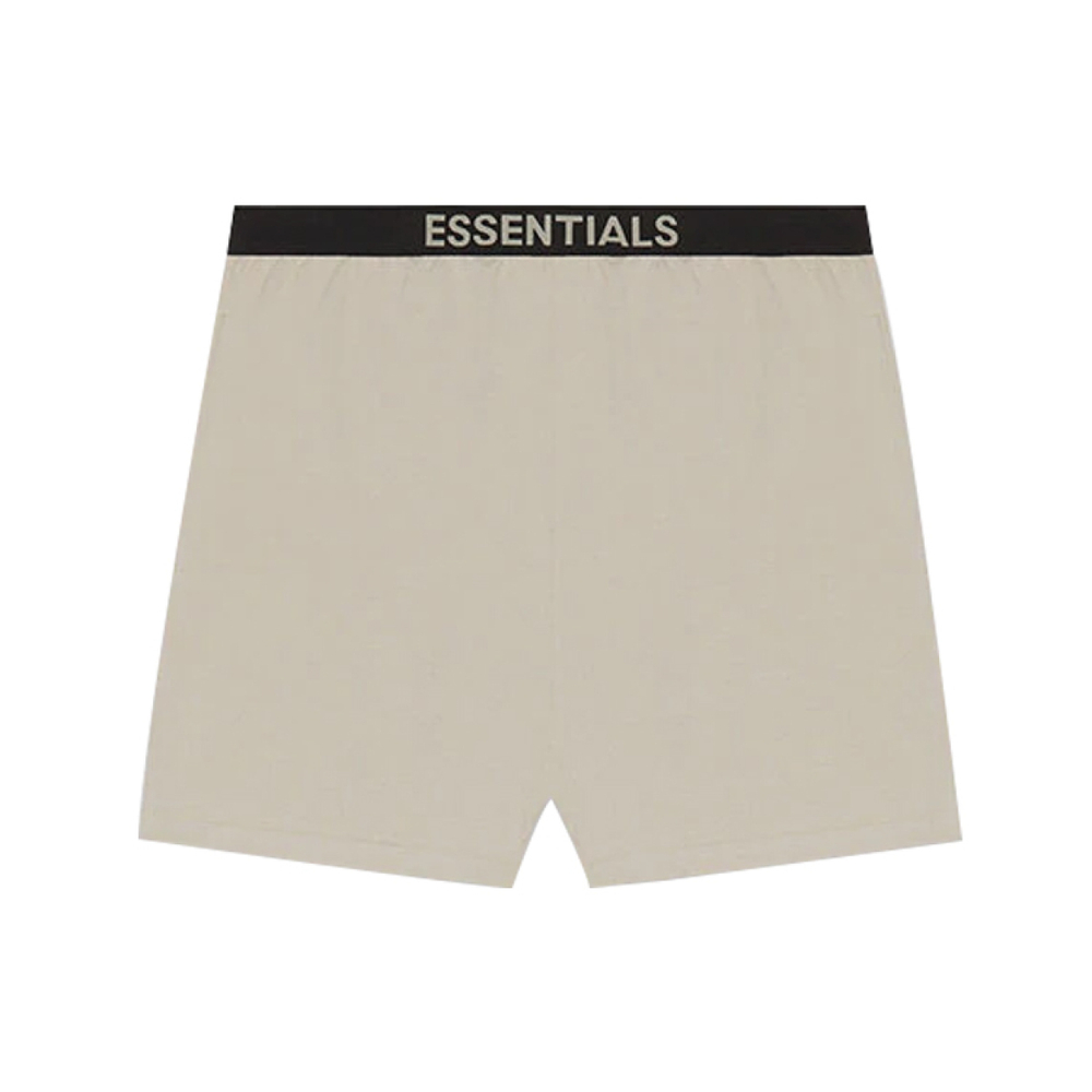 Шорты Fear of God Essentials FW20 Lounge Shorts Tan Logo, FOG-FW20-175