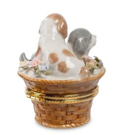 CMS-15/14 Шкатулка «Пара щенков» (Pavone)