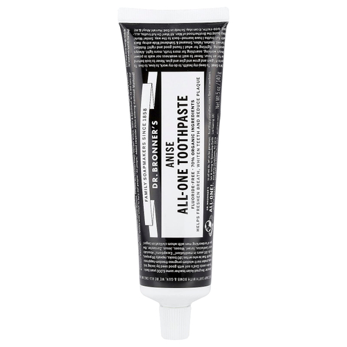 Dr. Bronner's, универсальная зубная паста без фторидов, анис, 140 г (5 унций)