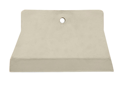 Шпатель резиновый, 100мм, белая резина (5)