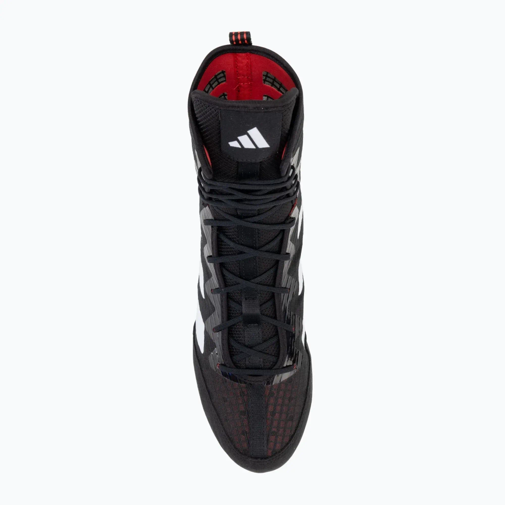 Боксёрки Adidas Box Hog 4 core black/cloud white/pure ruby
