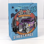 Пакет подарочный 18х23х10см "Детский" с 3D аппликацией (Микс)