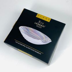 Lenardi 588-716 Глубокое круглое блюдо 25х23х7см в под.уп.(х12)Стекло