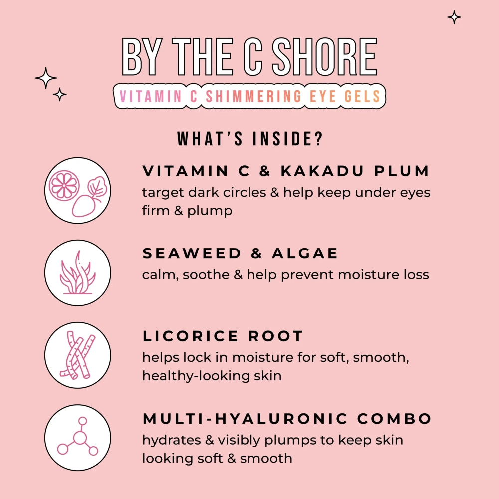 Патчи вокруг глаз сияющие Avatara By The C Shore