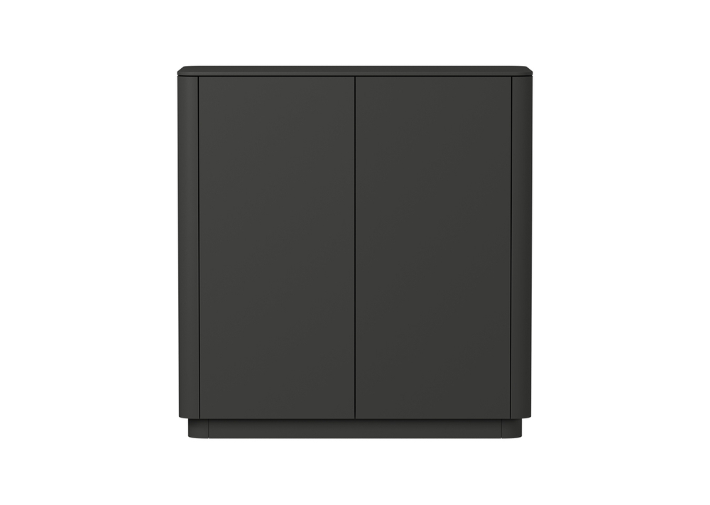 Шкаф Tammi 2 двери низкий (черный)