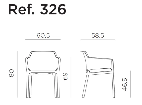 Стул Net тортора