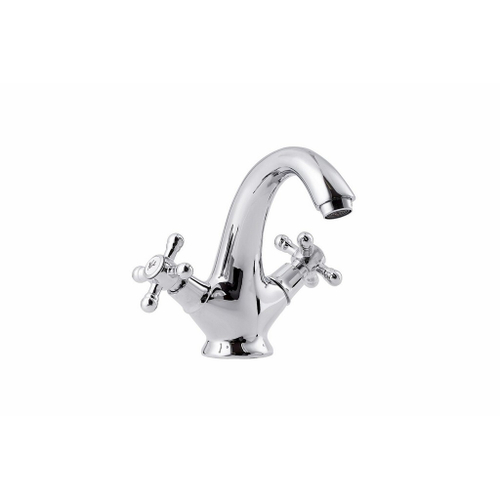 Смеситель для раковины 1/2 кер ПРОФСАН ПСМ-712-89 "СТАНДАПРТ А" литой, под "шпильку" б/подв,ХРОМ