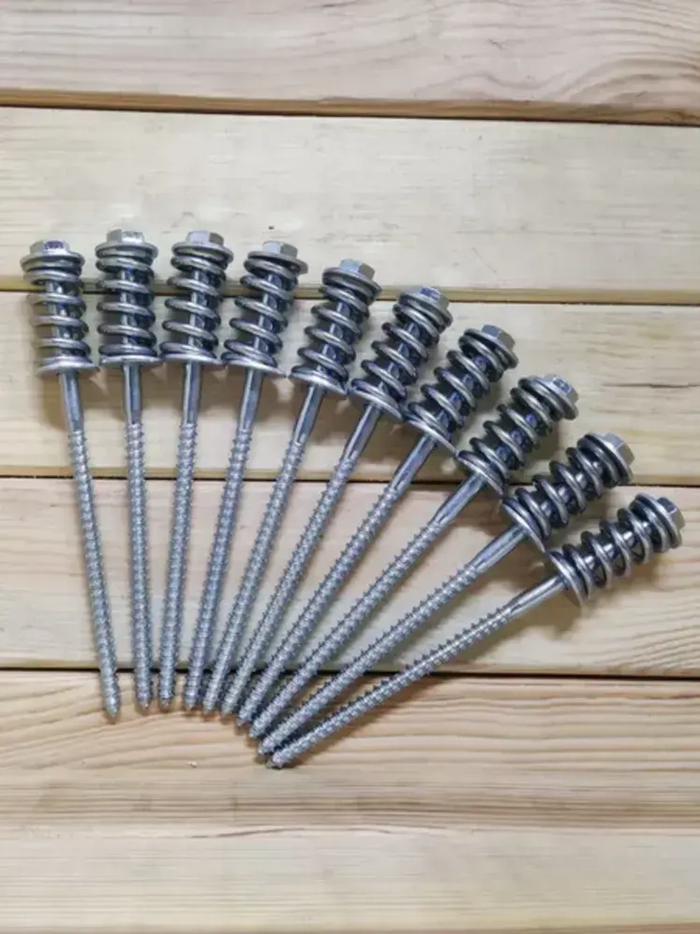 Пружинный узел для бруса, 10*200, 50 шт