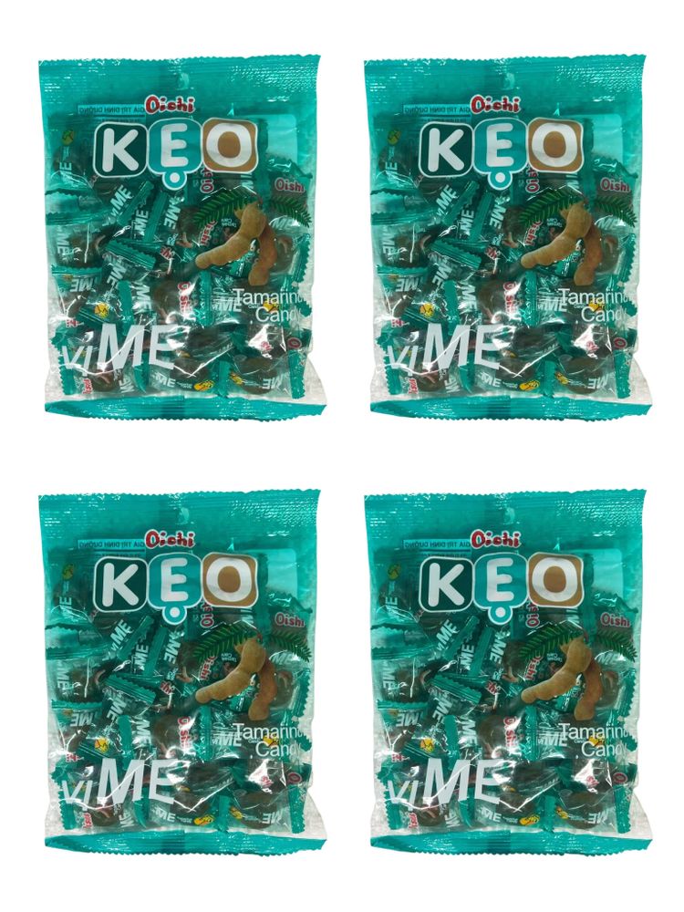 Конфеты леденцовые Oishi KEO со вкусом тамаринда 85 г x 4 шт