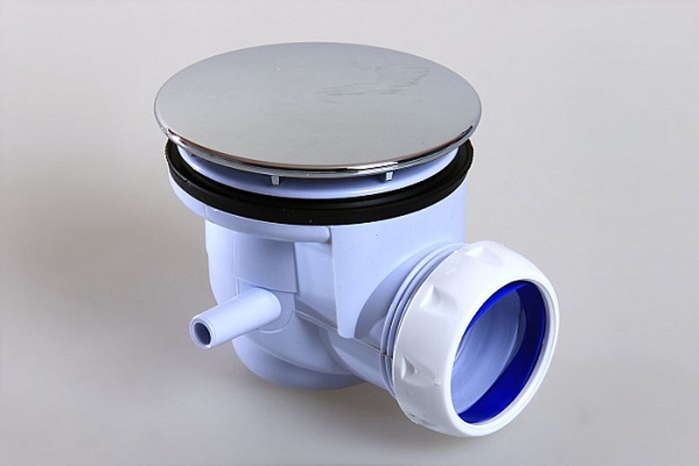 Cифон UNICORN для душ. поддона с хром. выпуск. D65 б/отвода G410Н