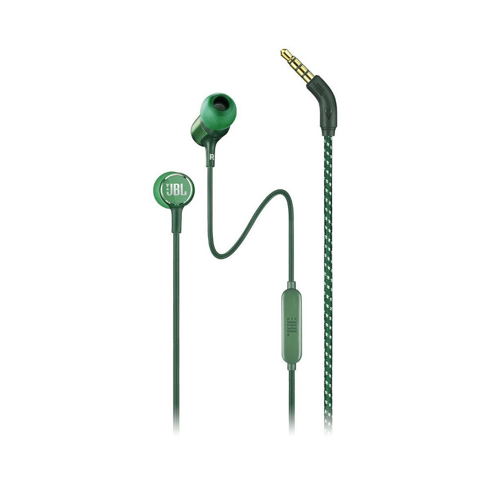 Наушники JBL Live 100 Green, внутриканальные - 2