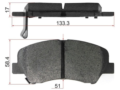 Колодки тормозные передние Hyundai Creta 2015–2022