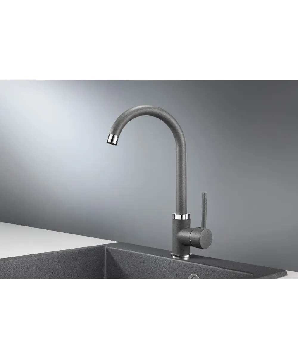 Кухонный смеситель Kuppersberg RIAKI DARK ROCK фото 2