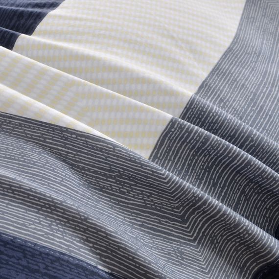 Девис (синий) КПБ сатин 1.6