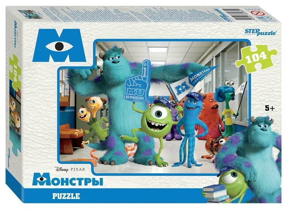 Пазл 104эл. "Монстры" (Disney) (Степ пазл)