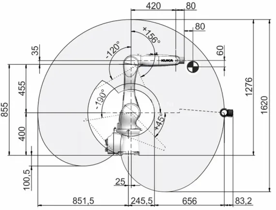 Промышленный робот KUKA KR AGILUS, KR 10 R900 CR