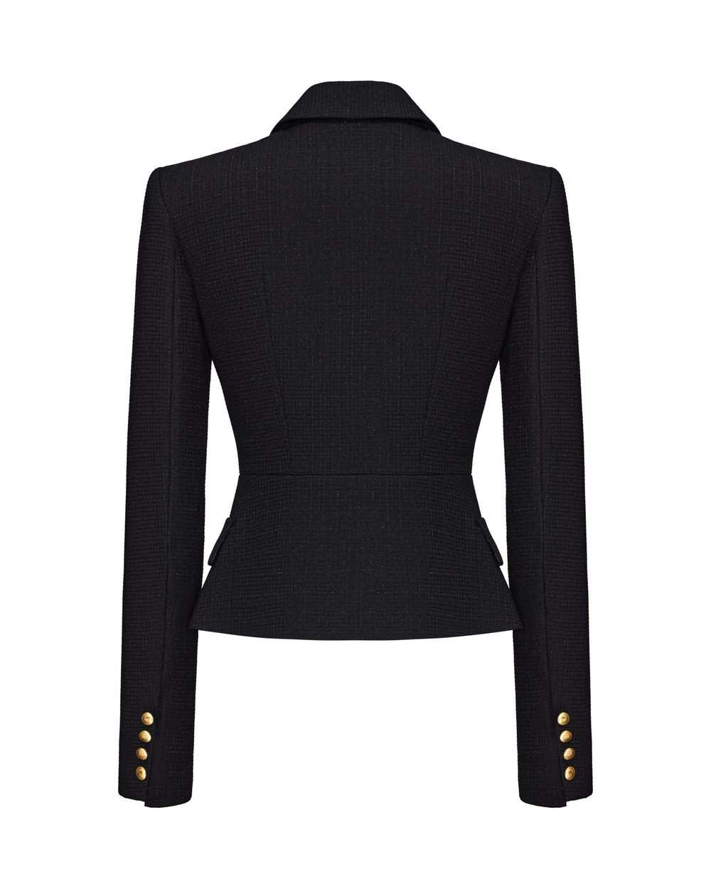 Жакет отрезной по талии из полутвида