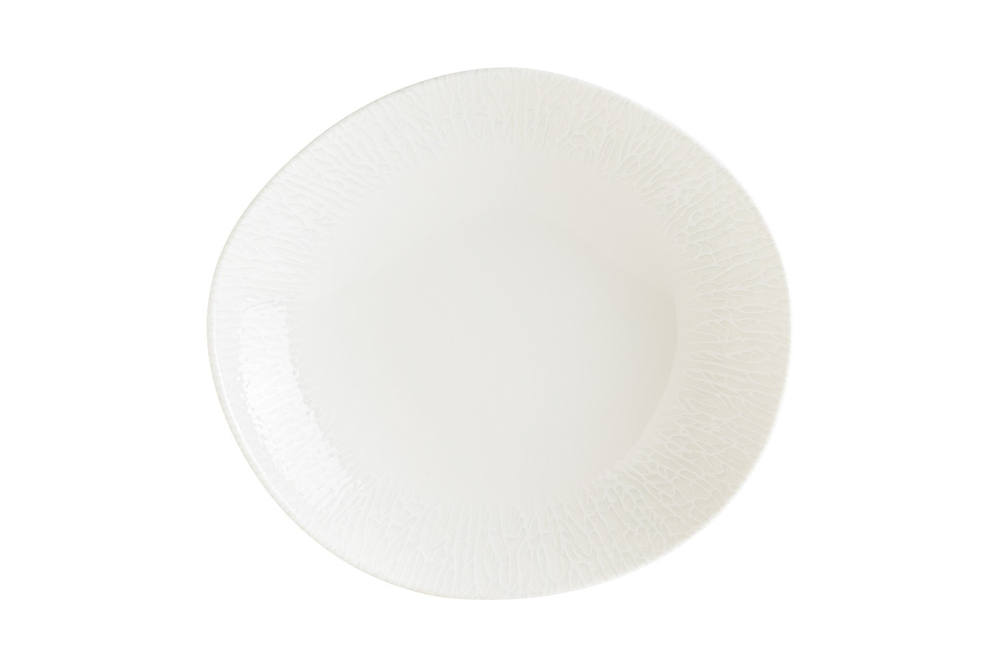 Тарелка d=230 мм. глубокая 750 мл. Белый Редикс, форма Ваго Bonna