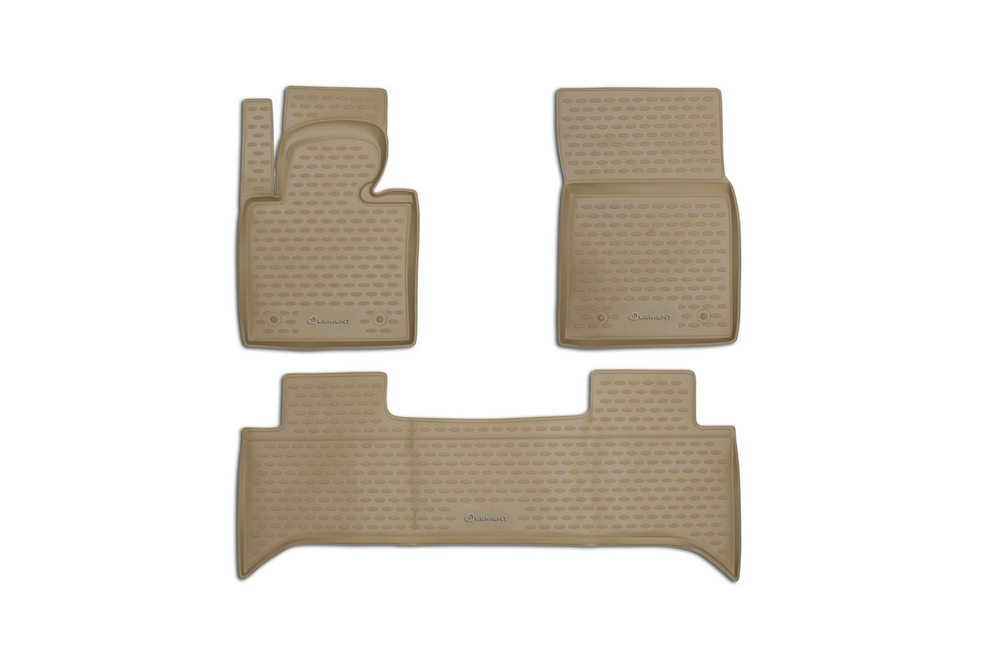 Коврики в салон для LAND ROVER Range Rover III, 2001-2012, 3 шт. (полиуретан,бежевые) NLC.28.04.212K