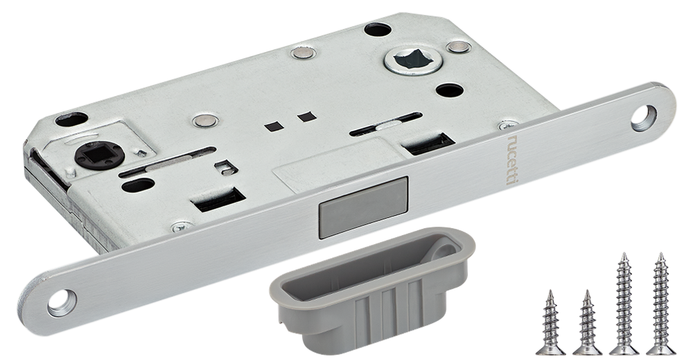 Защелка сантехническая магнитная Rucetti RM1895 SC Цвет - матовый хром