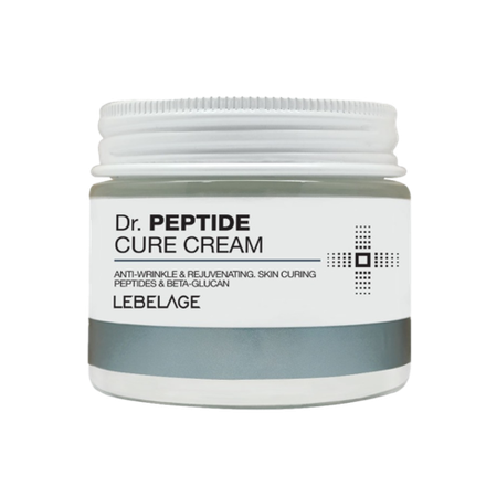 Антивозрастной крем для лица с пептидами LEBELAGE Dr. Peptide Cure Cream 70 мл.