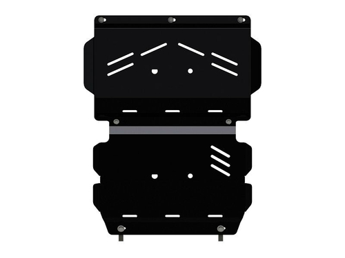 Защита картера Sheriff для Mitsubishi Challenger II 2008-2015 арт.14.1143 V1