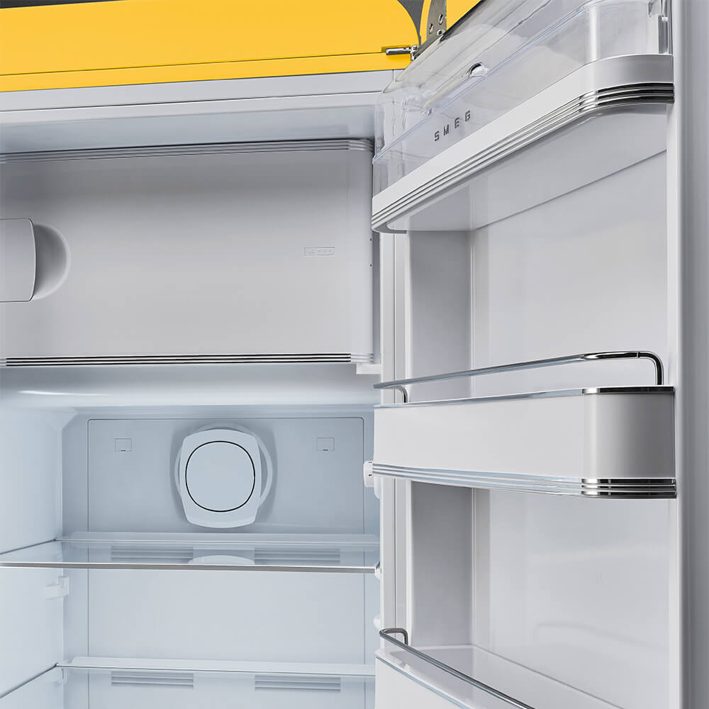 Холодильник однокамерный желтый Smeg FAB28RYW5 дверца