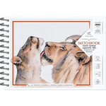 Скетчбук А5 12л,горизонтальный,на гребне "Fine Line Classic Format" (ПОЛИНОМ)