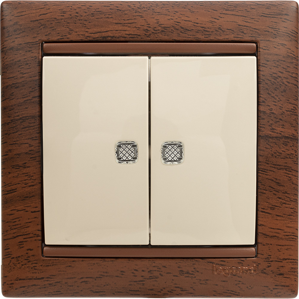 Рамка 1 пост тонированное дерево Valena Classic LEGRAND