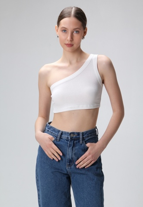 Майка мини с асимметрией