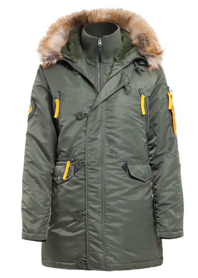 Куртка Аляска Женская - Apolloget Alaska Wmn (олива/желтый - s.green/yellow)