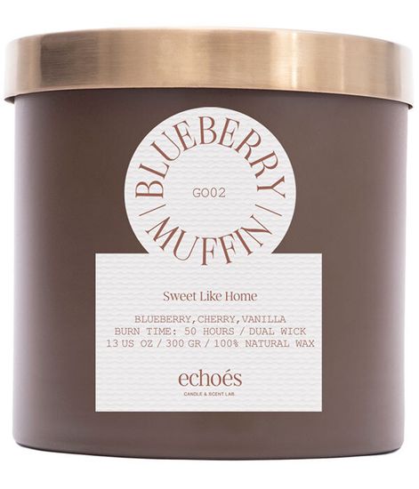 Blueberry Muffin, свеча Sweet like home collection, Echoes